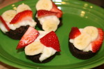 Gluten Free Brownie and Fruit Bites