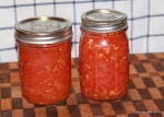 Canning Diced Tomatoes — Water Bath