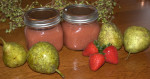 Strawberry Pear Sauce  (could use apples too) — Water Bath or Freeze