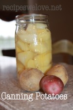 Canning Potatoes — Pressure Canning