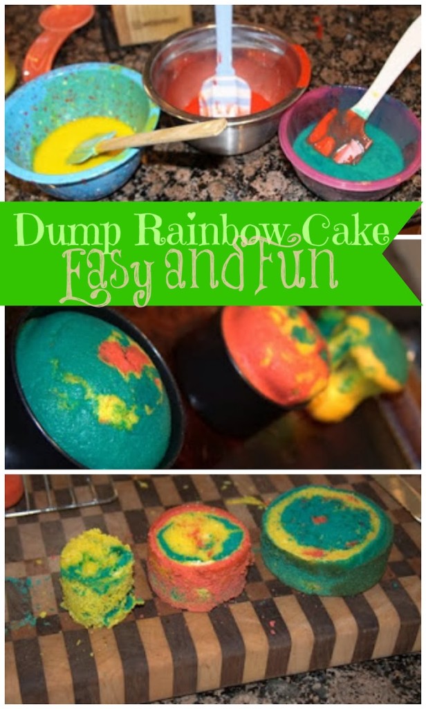 Dump Rainbow Cake-4