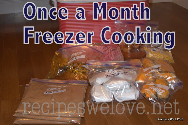 Freezer Cooking With Friends - Month 2