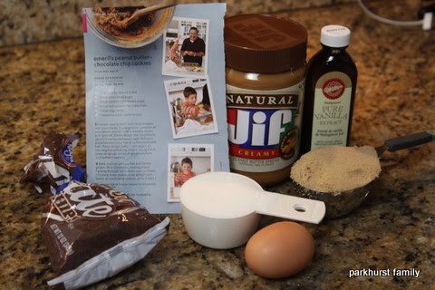 Gluten Free chocolate chip peanut butter cookies