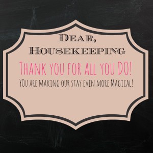 Housekeeping notes3