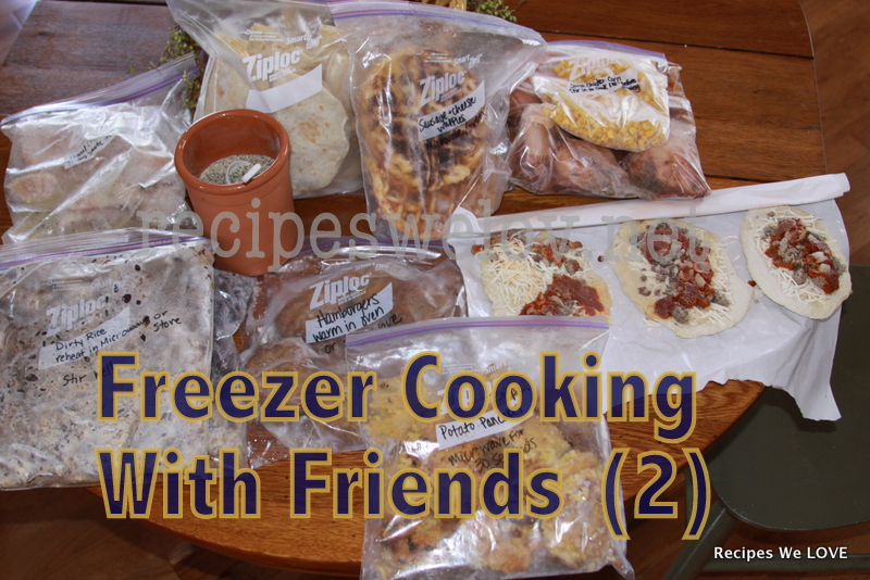 Monthly Freezer Cooking with Friends (Month 2)-1