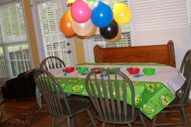 Small Birthday Party--- Angry Bird Style-2